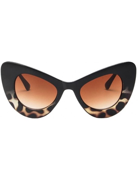 Cat Eye Women Classic Cat Eye Big Oversized Thick Gothic Plastic Vintage Sunglasses - I - CO18NMSTH3K $8.00