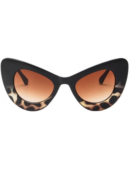 Cat Eye Women Classic Cat Eye Big Oversized Thick Gothic Plastic Vintage Sunglasses - I - CO18NMSTH3K $8.00