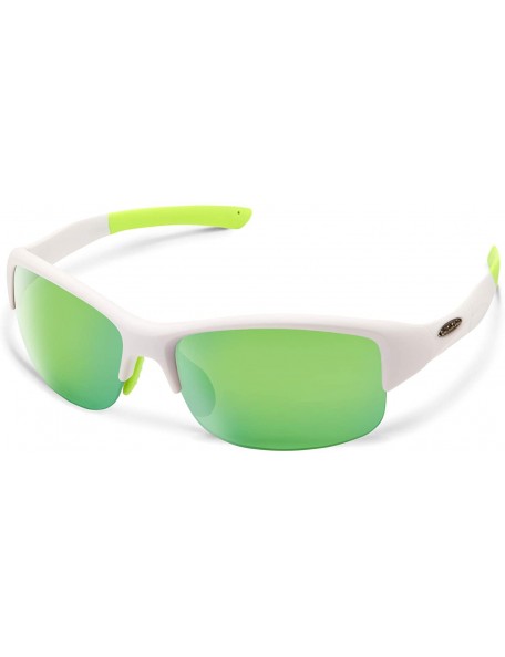 Semi-rimless Torque Sunglasses - Matte White - CP18750EICX $39.21
