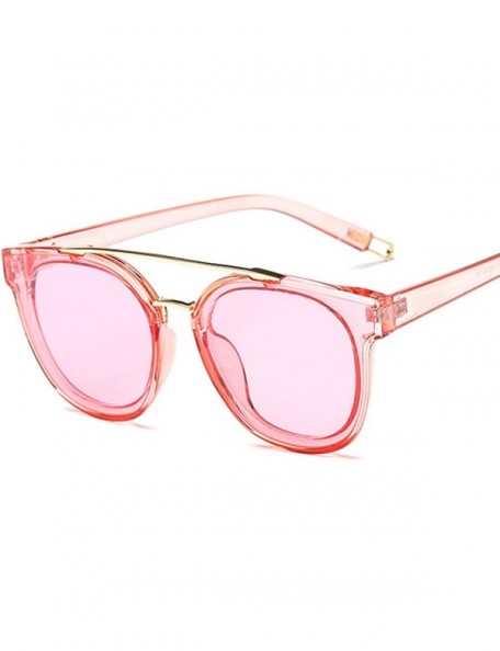 Goggle Metal Sunglasses Women Vintage Sun Glasses Fashion Luxury Decoration Classic Eyewear UV400 - Red - CQ19852LX58 $17.24