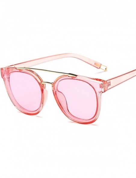 Goggle Metal Sunglasses Women Vintage Sun Glasses Fashion Luxury Decoration Classic Eyewear UV400 - Red - CQ19852LX58 $17.24