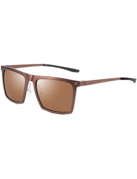 Wayfarer Unisex Polarized Polarized Sunglasses for Men and Women - UV400 Protection - Driving Sun Glasses- Aluminum Frame - C...
