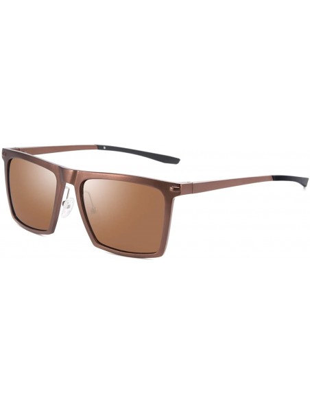 Wayfarer Unisex Polarized Polarized Sunglasses for Men and Women - UV400 Protection - Driving Sun Glasses- Aluminum Frame - C...