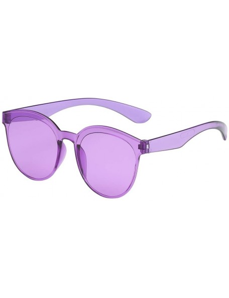 Aviator Classic Sunglasses Transparent Colorful - L - CS199OI4C69 $19.90