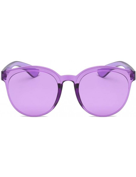 Aviator Classic Sunglasses Transparent Colorful - L - CS199OI4C69 $11.63