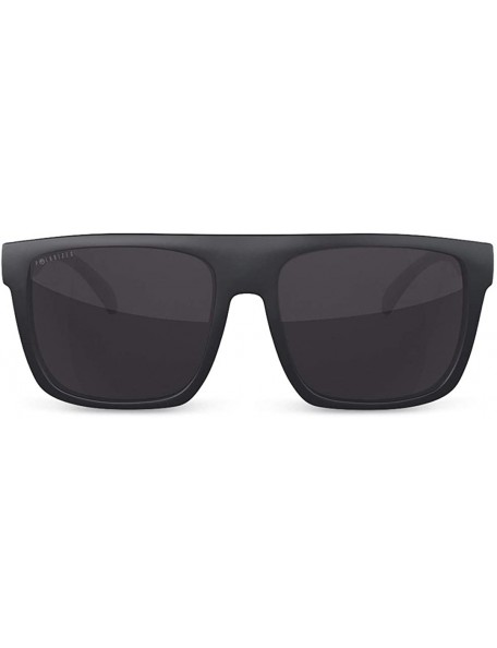 Square Regulator Z87 Sunglasses - Black Polarized - C018NN4445I $37.42