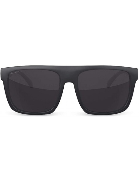 Square Regulator Z87 Sunglasses - Black Polarized - C018NN4445I $37.42