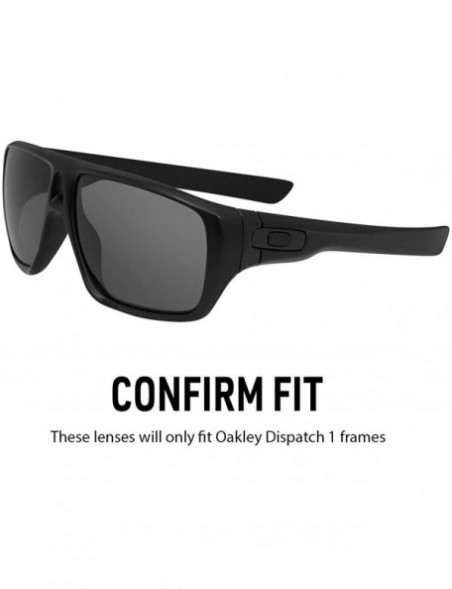 Sport Polarized Iridium Replacement Lenses Dispatch 1 Sunglasses - Multiple Options - C3120X6QB1J $27.30