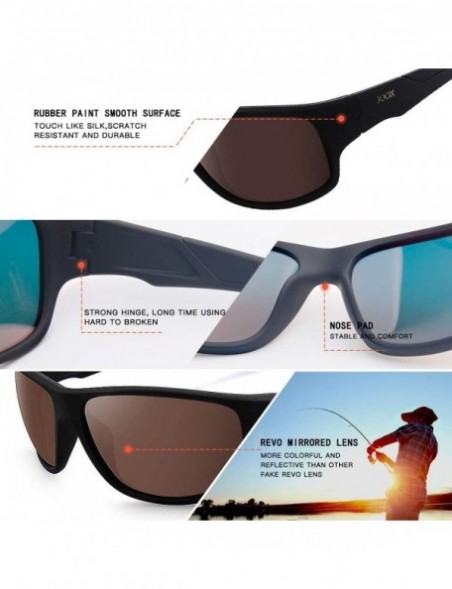 Sport Sunglasses for Men Polarized UV Protection Sports Glasses Driving Cycling Fishing Running Baseball - CL18TI6CMXQ $17.34