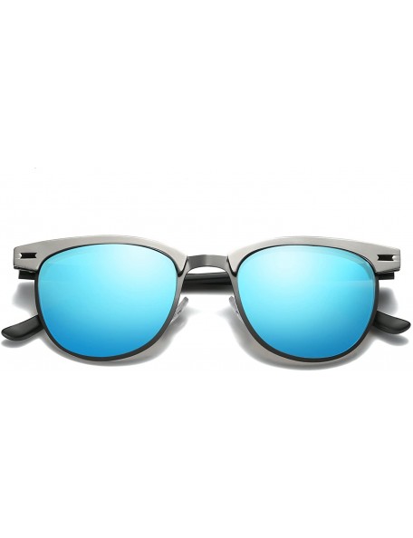 Wayfarer Sunglasses for Men Women Polarized sunglasses Fashion Vintage Wayfarer Sun Glasses - C1 - CQ18E7CUONW $10.12