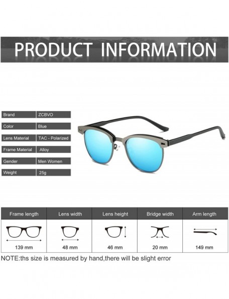 Wayfarer Sunglasses for Men Women Polarized sunglasses Fashion Vintage Wayfarer Sun Glasses - C1 - CQ18E7CUONW $10.12