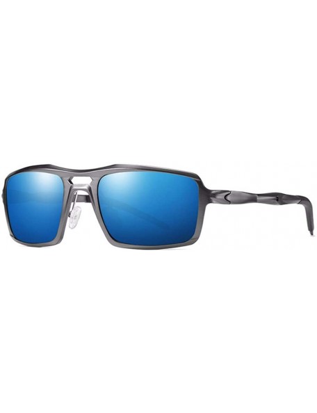 Aviator Aluminum Magnesium Polarizing Sunglasses Sports Sunglasses Men's Riding Glasses - A - CS18QD28WTK $33.16