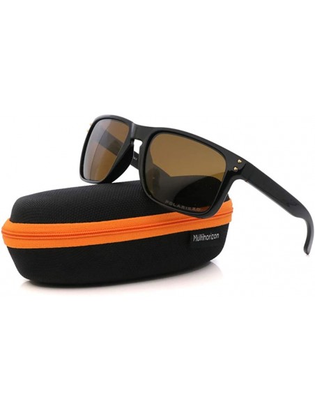 Square Mens Women Pilot Driving Sunglasses UV400 Polarized Casual Fashion Sun Glasses - Mh-gl0063cf - C418WDNW9ME $12.43