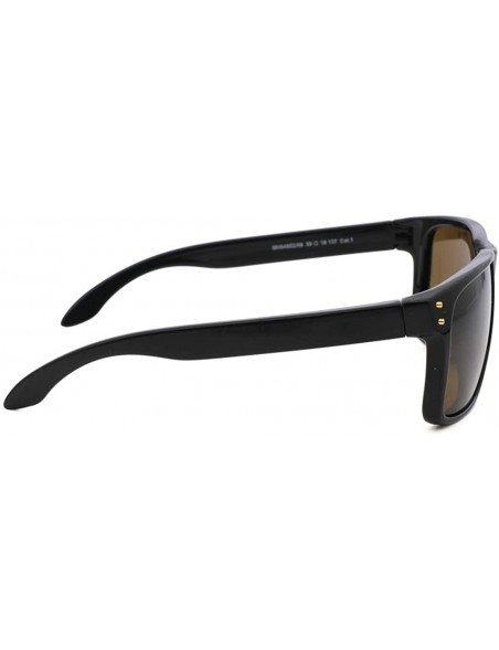 Square Mens Women Pilot Driving Sunglasses UV400 Polarized Casual Fashion Sun Glasses - Mh-gl0063cf - C418WDNW9ME $12.43