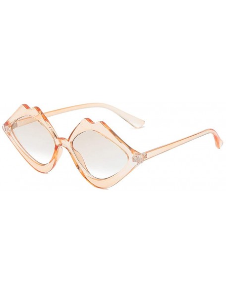 Goggle Sunglasses Lips Fashion Goggles Eyeglasses Glasses Eyewear - Pink - CR18QNKR2UG $7.64