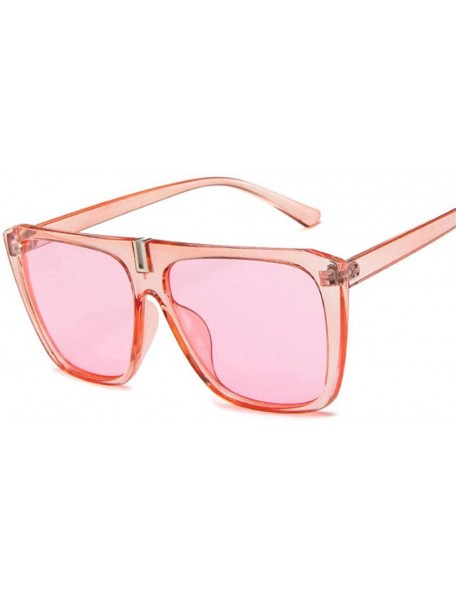 Aviator 2019 Fashion Sunglasses Women Brand Designer Luxury Eyeglasses BlackBlue - Pink - CK18Y2NDECW $11.44