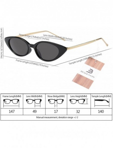 Oversized Womens Fashion Small-Frame Glasses Sunglasses Vintage Metal Frame UV400 - Style 01 - C518GUDZ7HM $9.00