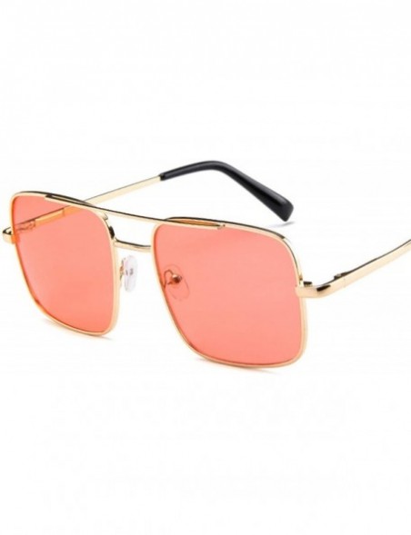 Square Fashion Square Sunglasses Men Oversize Driving Cool Sun Glasses Retro Vintage Gafas Oversized Shades Eyewear - CW198AI...