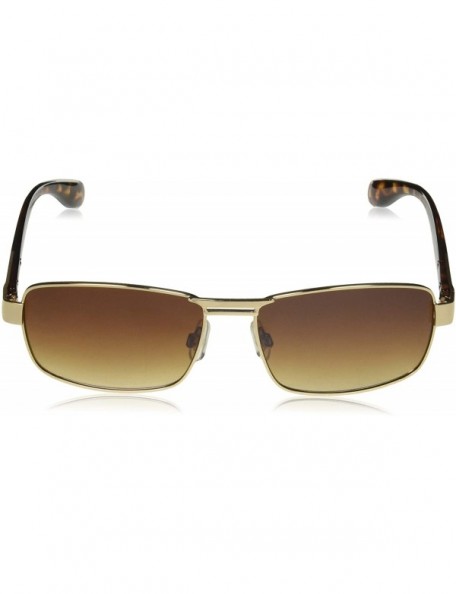 Rectangular Men's 5022SP Classic Metal Rectangular Sunglasses with 100% UV Protection- 55 mm - Gold & Tortoise - CW18NN3KLRE ...