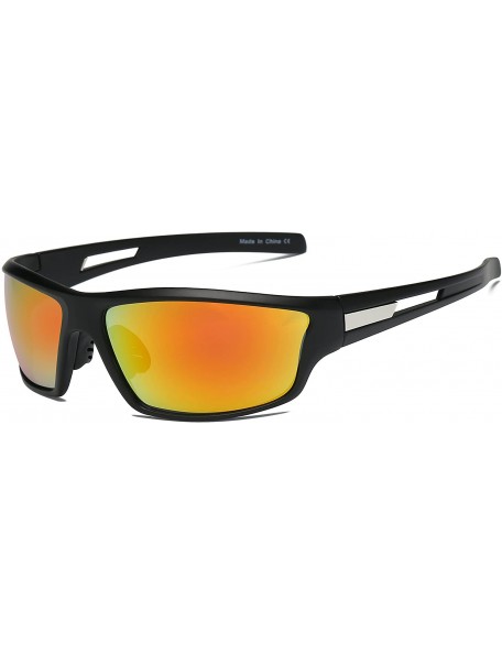 Sport Polarized UV400 Sports Sunglasses for Cycling Baseball Driving Glasses - CX18D9IS4U9 $19.56