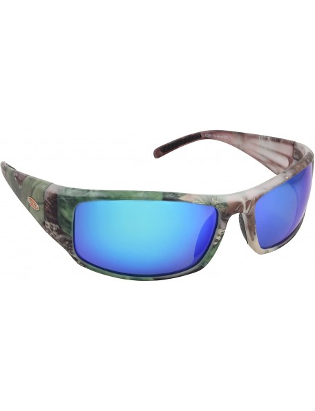 Sport Thresher Polarized Sunglasses with Camo Frame Blue Mirror - Blue - CY12O40XH1T $47.82