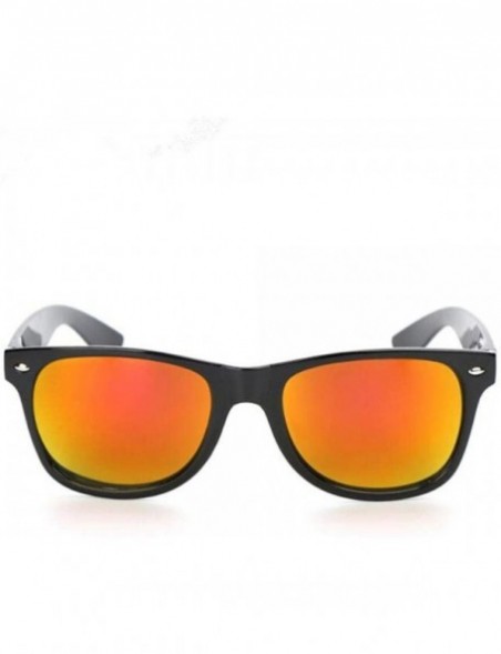 Oversized Classic Sunglasses Women Sunglasses Men Driving Mirrors Black Frame Blue - Green - CC18XE06OKO $7.98