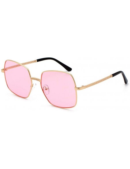 Sport Sun Glass for Men-Polarized Sunglasses For Women Man Mirrored Lens Fashion Goggle Eyewear - Pink - C218XL273CS $5.23