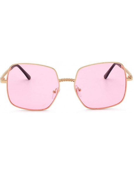 Sport Sun Glass for Men-Polarized Sunglasses For Women Man Mirrored Lens Fashion Goggle Eyewear - Pink - C218XL273CS $13.07