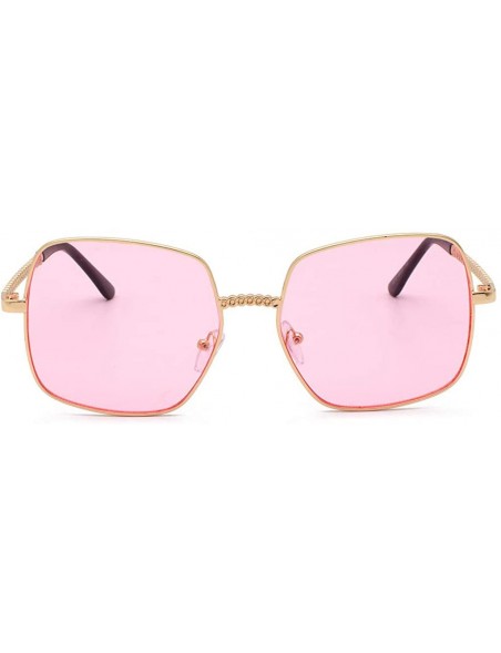 Sport Sun Glass for Men-Polarized Sunglasses For Women Man Mirrored Lens Fashion Goggle Eyewear - Pink - C218XL273CS $5.23