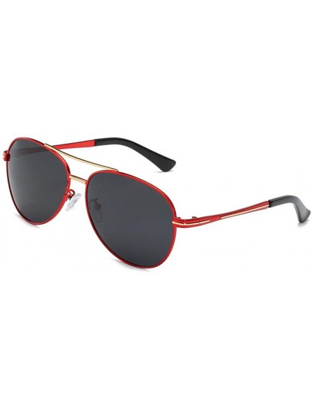 Aviator Men'S Riding Polarized Sunglasses Metal Casual Sports Driving Sunglasses Polarized Sunglasses - C318X5GOL3U $38.43