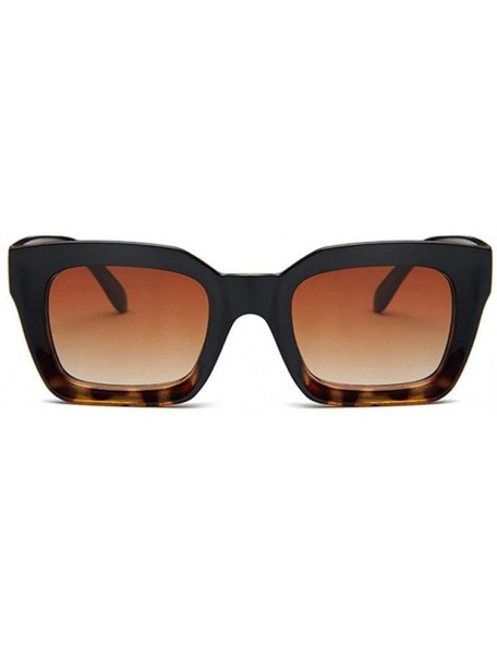 Square 2019 New Square Sunglasses Women Italy Luxury Brand Designer Women BrightBlack - Doublegray - C818XGESY92 $8.47