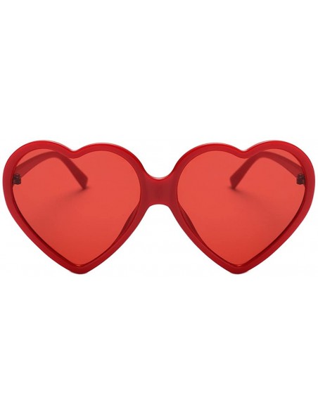 Rimless Fashion Heart Rimless Sunglasses - Y - CD1908R03RC $10.11