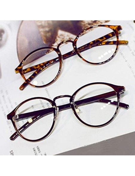 Round Retro Fashion Round Distance Glasses Full Rims - 2.00 Lens Nearsighted Eyewear Everyday Use Mens Womens - CK18QYWSEM2 $...