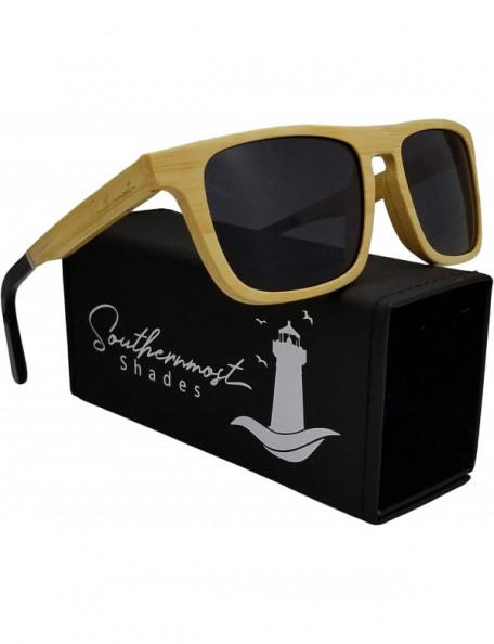 Sport Natural Wood Sunglasses for Men & Women - Wooden Frame - Genuine Polarized Lenses - C6189H9NHNO $77.82