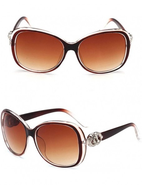 Goggle Fashion UV Protection Glasses Travel Goggles Outdoor Sunglasses Sunglasses - Brown - CG18Q9XD2N5 $13.98