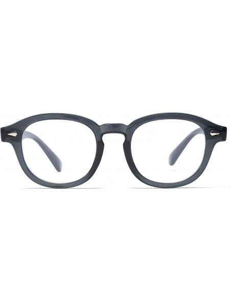 Round Vintage Johnny Depp Round Sunglasses Tint Lens Nerd Colorful Eyewear See Through Film Tony stark Glasses - 8 - CW18AK68...