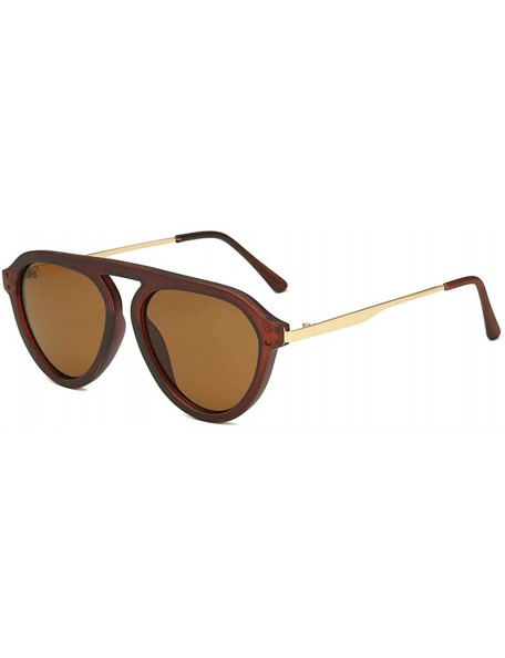Rectangular Classic Oversized Sunglasses for Women-Polarized Round Sunglasses Men Fashion Vintage Fishing Eyewear Goggles - B...