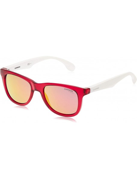 Square CARRERINO 20 Rectangular Sunglasses - White Pink Gold/Pink - 46mm - 17mm - C517WYCT6Z0 $47.96