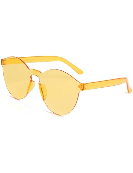 Aviator Polarized Sunglasses for Women Metal Men's Sunglasses Driving Rectangular Sun Glasses for Men/Women - Orange - CV18UE...
