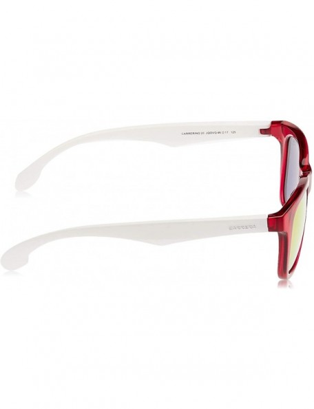 Square CARRERINO 20 Rectangular Sunglasses - White Pink Gold/Pink - 46mm - 17mm - C517WYCT6Z0 $47.96