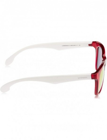 Square CARRERINO 20 Rectangular Sunglasses - White Pink Gold/Pink - 46mm - 17mm - C517WYCT6Z0 $47.96