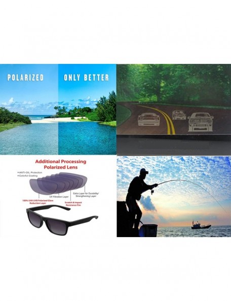 Square Clear Bifocal + Polarized Magnetic Clip on - Polarized Sunglasses New Arrived - CT18LM7NQXS $21.35