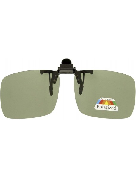Square Classic Fashion Clip on Sqaure Aviator Sunglasses M-4 - Grey - CN18ASY06NR $11.50