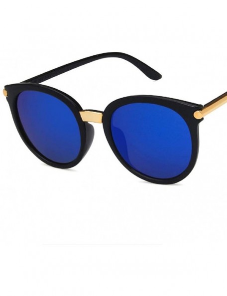Oval Women Sunglasses Retro Gradient Brown Grey Drive Holiday Oval Non-Polarized UV400 - Gradient Brown Black - CW18RKGXNDE $...