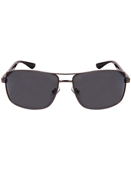 Oversized Oversized Metal Polarized Aviators 1205-P - Matte Gunmetal - CB182ERWLY4 $9.98