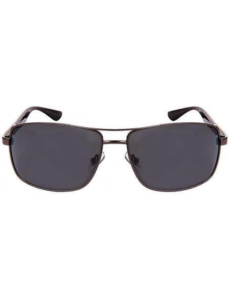 Oversized Oversized Metal Polarized Aviators 1205-P - Matte Gunmetal - CB182ERWLY4 $9.98