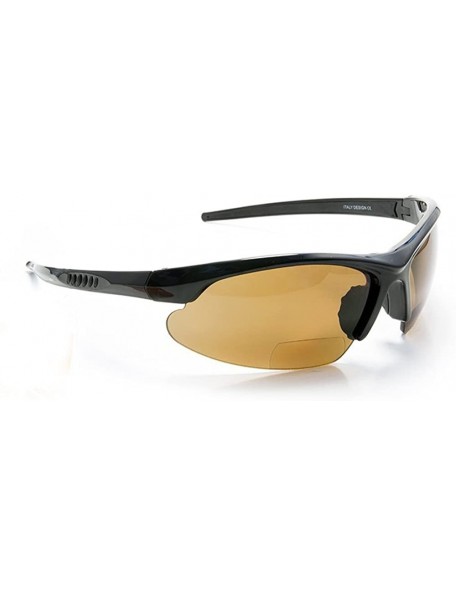 Sport Polarized Sun Glasses Bifocal Sunglasses Reading +1.50 +2.00 +2.50 +3.00 Sports (+2.50- Black Frame w/Brown Lens) - C21...