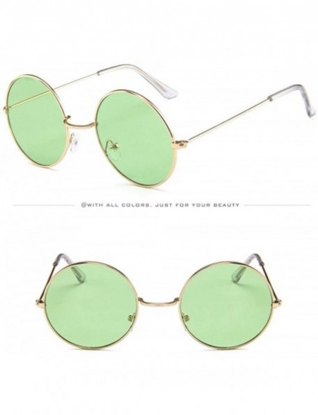 Sport Women Men Vintage Retro Unisex Fashion Circle Frame Sunglasses Eyewear - 4192c - C618ROYQ0RG $10.01