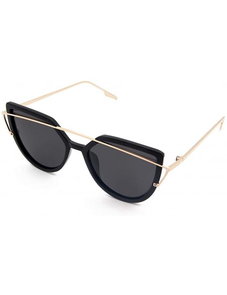Cat Eye Vintage Polarized Sunglasses Fashion Cat Eye Sun Glasses for Driving Fishing Outdoor Sun Eyewear Women/Men - C118HXHE...