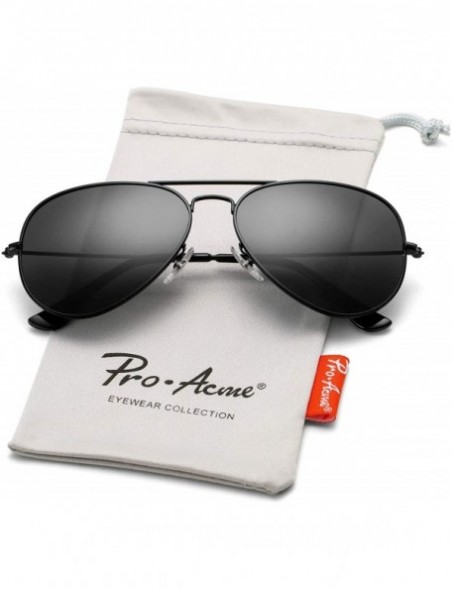 Round Classic Polarized Aviator Sunglasses for Men and Women UV400 Protection - CQ18RY56LGO $16.77